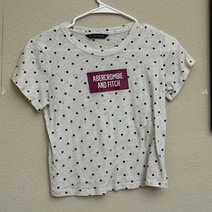 Polka dot crop top